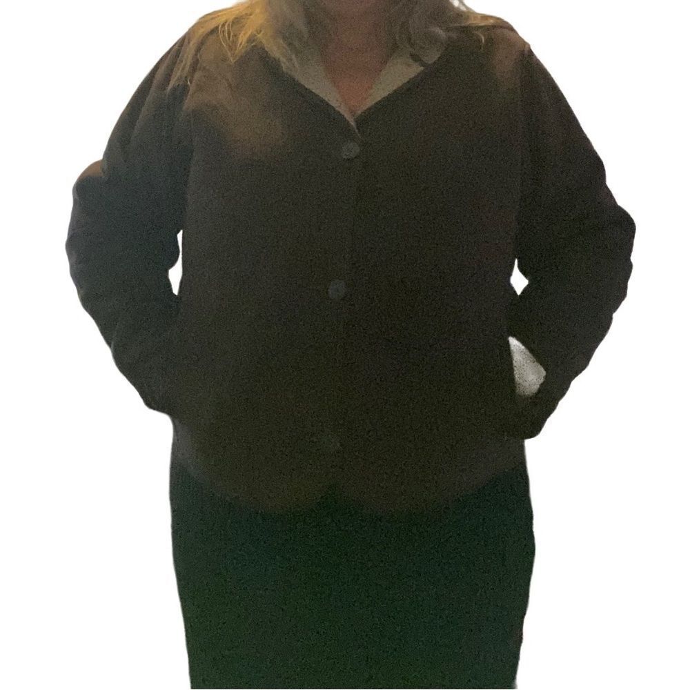 Woolrich FABULOUS Faux Suede Shearling Lined Button Up Jacket - Picture 10 of 12